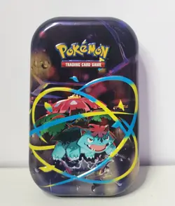 POKEMON MEGA HEROES MINI TIN MEGA VENUSAUR ARTWORK 2 PACKS NEW FACTORY SEALED! - Image 1