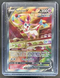 2021 Pokemon SWSH Evolving Skies Sylveon V #184/203 - Image 1