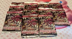 Yugioh Crimson Crisis 5D’S 1996 11 Booster Packs Sealed (99 Cards) 10% Donation - Image 1