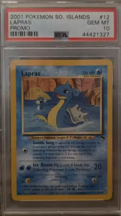 Lapras 12/18 Southern Islands Promo 2001 Pokemon Card PSA 10 - Image 1