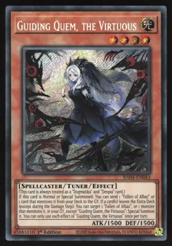 Guiding Quem, the Virtuous - RA04-EN043 - Secret Rare - 1st Edition Yugioh - Image 1