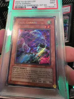Yata-Garusu *PSA 9* 1st Edition * Secret Rare HOLO BLEED *LOD-000* 2003 * Yugioh - Image 4