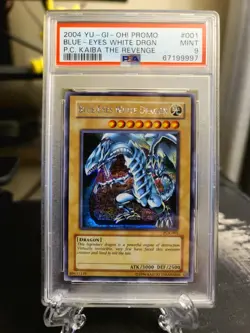 2004 Yu-Gi-Oh! Blue Eyes White Dragon PCK-001 Power of Chaos PSA 9 MINT - Image 1