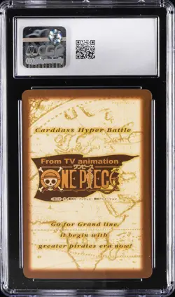 2000 CARDDASS HYPER BATTLE JAPANESE ONE PIECE 6TH STAGE FOIL #C255 LUFFY CGC 8.5 - Image 2