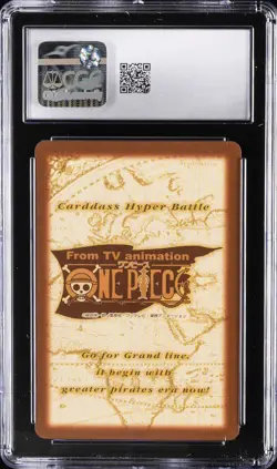 2001 CARDDASS HYPER BATTLE JPN ONE PIECE GRAND BOX 5, FOIL #C457 LUFFY CGC 9.5 - Image 2
