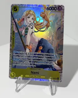 Bandai One Piece Nami Super Rare Holo Special Edition EB03-053 Pack Fresh - Image 1