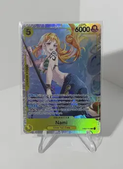 Bandai One Piece Nami Super Rare Holo Special Edition EB03-053 Pack Fresh - Image 3