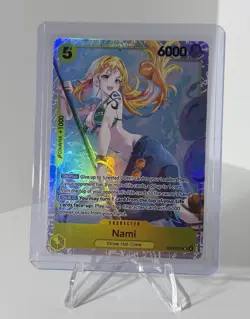 Bandai One Piece Nami Super Rare Holo Special Edition EB03-053 Pack Fresh - Image 4