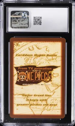 2000 CARDDASS HYPER BATTLE JAPANESE ONE PIECE 5TH STAGE #C221 LUFFY CGC 10 - Image 2
