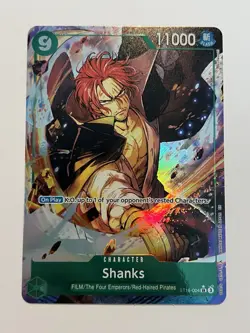SHANKS - One Piece ST16-004 - AA Alt Art Super Rare SR - Premium Booster Vol. 2 - Image 1