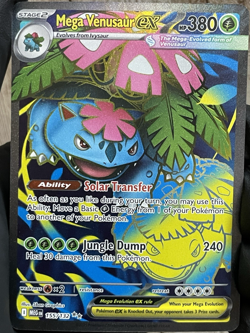 Mega Venusaur EX 155/132 Full Art Pokemon Card Holo Rare NM - Image 1