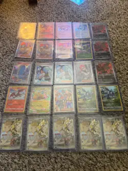 Pokemon Card Lot Full Art, Ultra Rare, Illustration Rare Lot 25 Cards! - Image 1