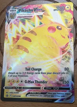 Pikachu VMAX Holofoil Promo SWSH: Sword & Shield Promo Cards SWSH286 NM - Image 1