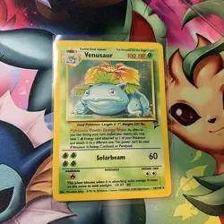 Base Set 2 Venusaur Holo Rare 18/130 WOTC Vintage Pokemon Card LP - Image 1
