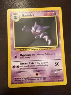 Pokemon TCG Haunter Base Set, Uncommon Card 29/102 Lightly Played - Image 1