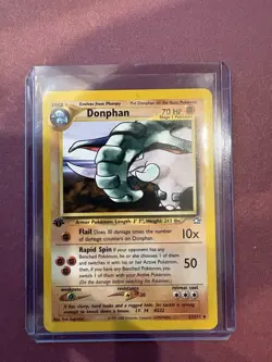 Donphan - 21/111 - Pokemon Neo Genesis 1st Edition Rare Card WOTC LP Pokemon TCG - Image 1