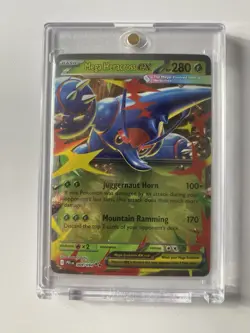 M Mega Heracross ex 004/094 - Ultra Rare Holo Full Art - Pokemon Card - NM - 1¢ - Image 1
