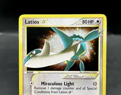 Pokemon Gold Star Latios EX Deoxys 106/107WOTC Vintage Card Holo - Image 2