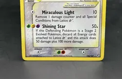 Pokemon Gold Star Latios EX Deoxys 106/107WOTC Vintage Card Holo - Image 3