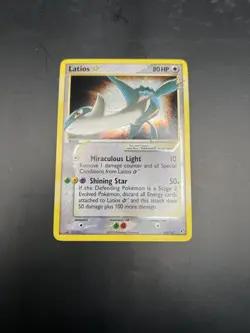 Pokemon Gold Star Latios EX Deoxys 106/107WOTC Vintage Card Holo - Image 4