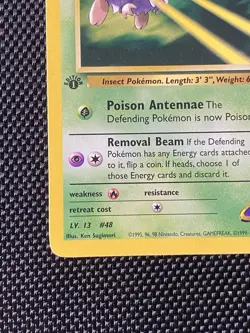 Sabrina's Venonat 96/132 1st Edition Gym Heroes Pokemon Card LP+ - Image 5