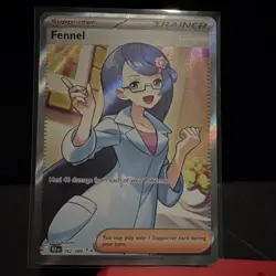 Pokemon Fennel 162/086 Sv Black Bolt Trainer Holo Ultra Rare English Card - Image 1