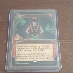 Magic: The Gathering Gamble TLE P 0312 Red Sorcery Card - Image 1