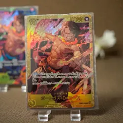 Bandai Portgas D. Ace One Piece Card Game OP07-119 Foil Secret Rare 10 Cost 100… - Image 1