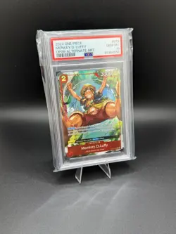 PSA 10 Monkey D Luffy Alt Art OP06-013 Wings of Captain One Piece English Card - Image 1