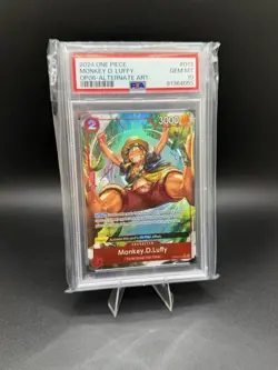 PSA 10 Monkey D Luffy Alt Art OP06-013 Wings of Captain One Piece English Card - Image 3