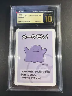 CGC 10 Pristine Ditto Old Maid 2019 Japanese Pokemon Card - Image 1