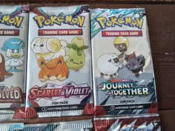 8 Pokemon blister cards paldea Scarlet Fusion rivals Booster Fun Pack promo vmax - Image 3