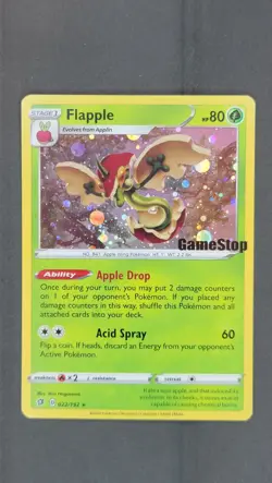 Flapple 022/192 Gamestop Promo Holo Pokemon Card M/NM - Image 1