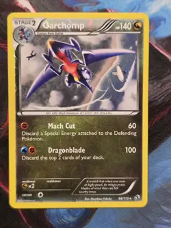 Garchomp 96/113 B&W Legendary Treasures Reverse Holo Rare Pokemon Card - Image 1