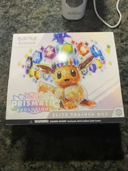 Pokemon Prismatic Evolutions ETB ALL Contents/Eevee PROMO/MISSING 9 PACKS CARDS - Image 1