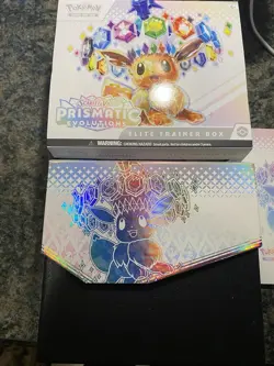 Pokemon Prismatic Evolutions ETB ALL Contents/Eevee PROMO/MISSING 9 PACKS CARDS - Image 4