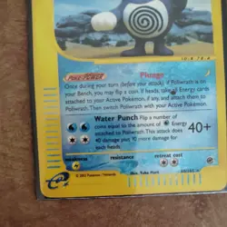 Poliwrath Pokemon TCG Expedition Base Set Reverse Holo Card 60/165 NM Condition - Image 2