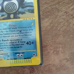 Poliwrath Pokemon TCG Expedition Base Set Reverse Holo Card 60/165 NM Condition - Image 3
