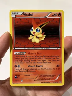 Pokemon Victini 14/101 Noble Victories Holo Rare Basic 60HP 2011 TCG Card - Image 1