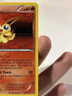 Pokemon Victini 14/101 Noble Victories Holo Rare Basic 60HP 2011 TCG Card - Image 2