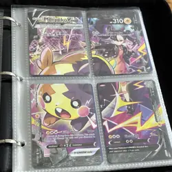 Pokemon TCG Card Lot Binder V GX EX Holo Foil Mewtwo Morpeko Toxtricity Unown - Image 3