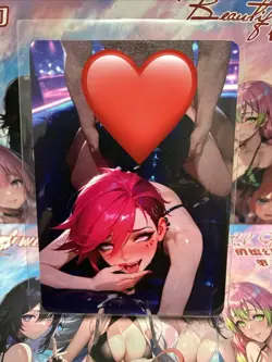 Matte Beautiful Waifu Handmade Card Goddess Story CCG Anime Double Sided - Image 2