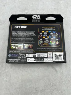Star Wars: Unlimited Gift Box 8 Booster Packs & 3 Exclusive Cards Factory Sealed - Image 4