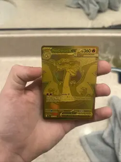 Mega Charizard X EX Gold Full Art 130/094 (Brand New Card) Send Offers - Image 2