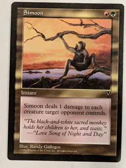 Simoon - Visions - Magic the Gathering MTG Nice! - Image 1