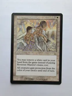 MTG Reverent Mantra (MMQ) Mercadian Masques Regular Rare 44/350 - Image 1