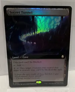 Secret Tunnel Extended Art Borderless Foil Avatar: The Last Airbender Magic MTG - Image 1