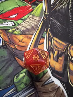 Magic: The Gathering TMNT Pizza Bundle Pizza Dice. D20 Spindown - Image 1