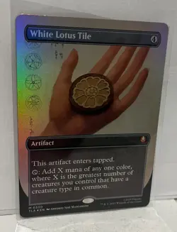White Lotus Tile Borderless Foil Avatar: The Last Airbender Magic the Gathering - Image 2