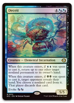 Deceit #212 (Foil) (NM) ECL Magic MTG - Image 1